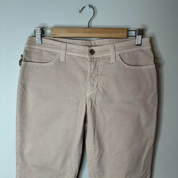 Dolce & Gabbana Jeans Light Pink Boot Cut Midrise Chino Pants Italy Size 29 Y2K - Picture 2 of 16